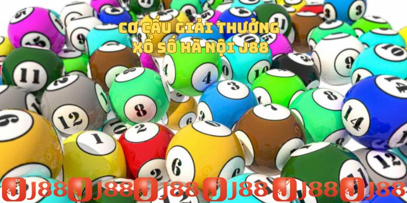 Cơ cấu giải của xổ số Hà Nội J88